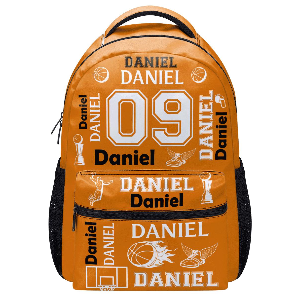 Custom Sports School Bag With Name Personalized Backpack Back to School Gift For Kids