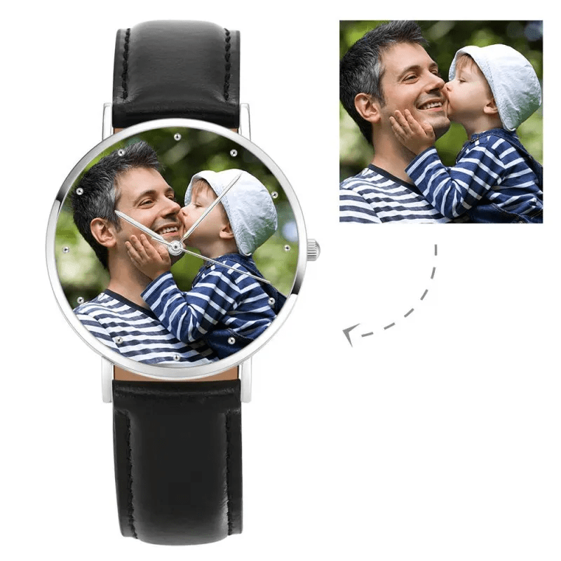 Photo Watch Gifts for Dad Water Resistant Watch - Giftlab