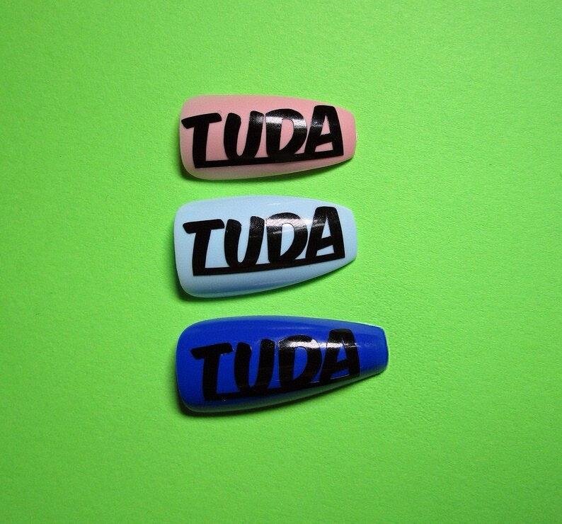 Custom Text Nail Decals Personalized Name Nails Engraved Letter Nail Stickers