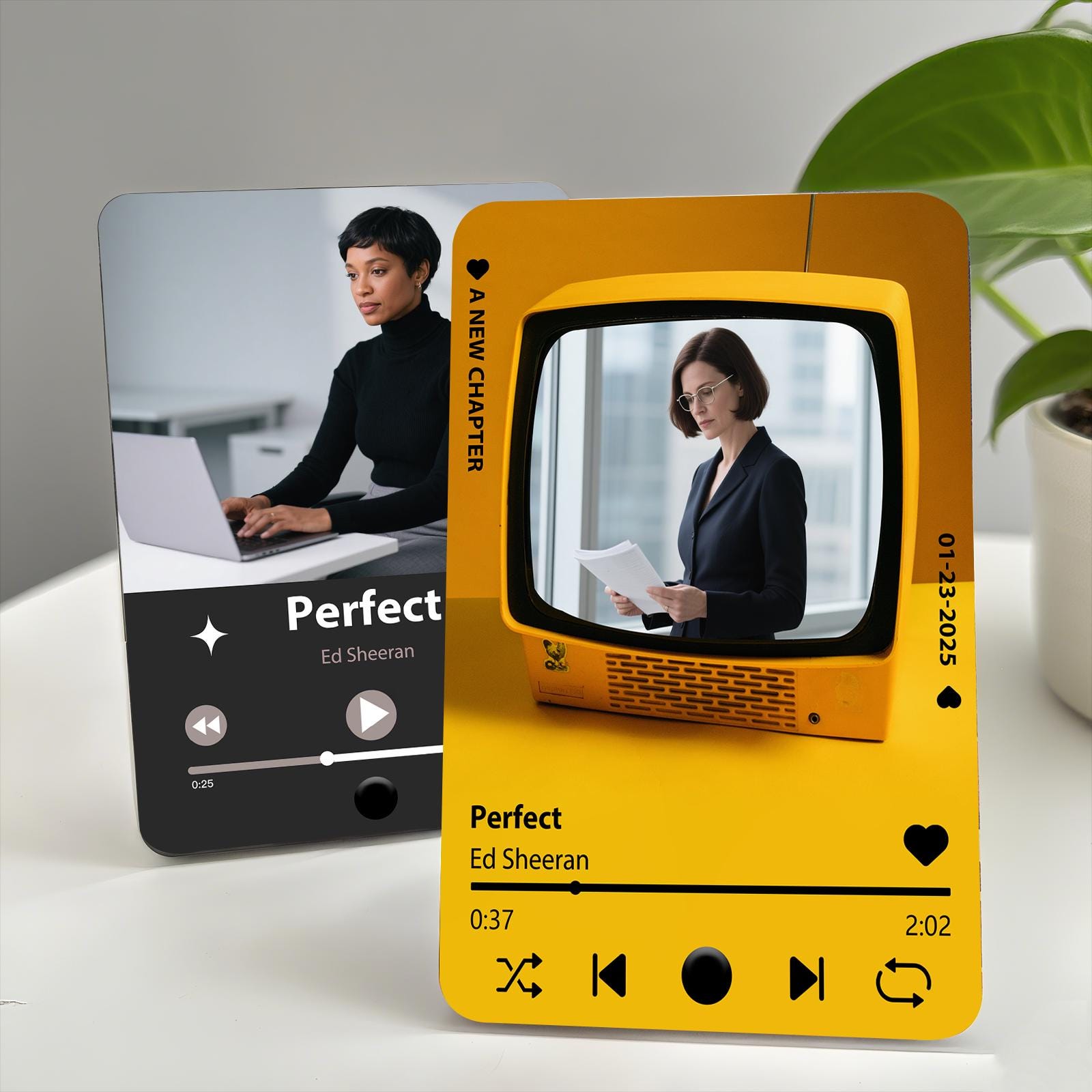 Personalized Photo & Music Farewell Gift: Retirement Keepsake