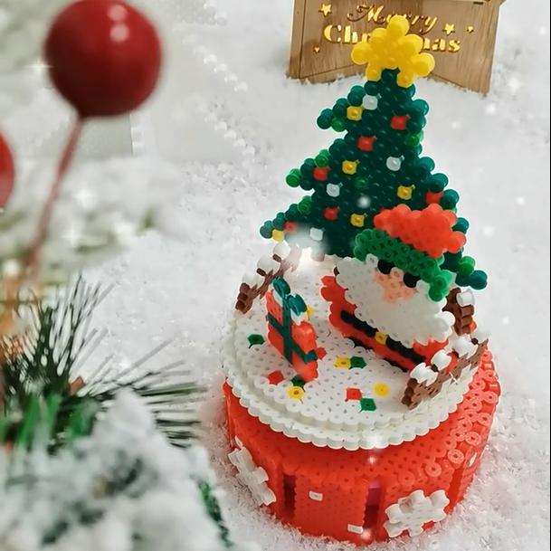 Christmas Tree Music Box Assembly Puzzle Toy for Kids