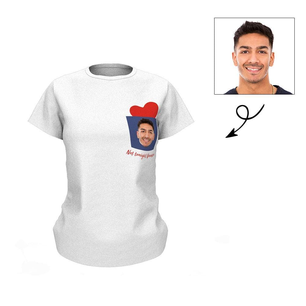 Face T-shirt Custom Shirt Long-distance Relationship Gift - Giftlab