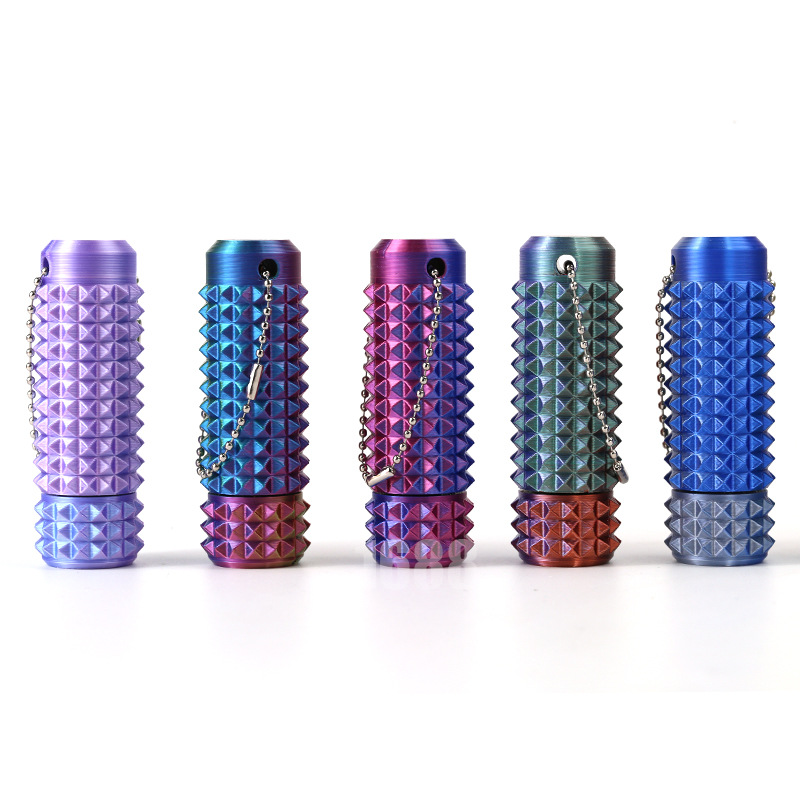 Custom Name Spiky Grippie Stim Keychain Mini Fidget Toy Venting Key Pendant for Anxiety Relief Positive - GiftlabUK