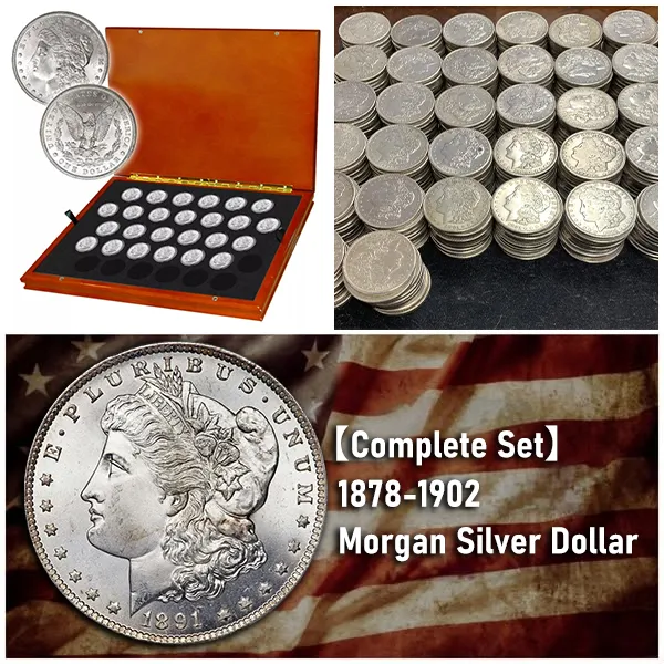 🔥LIMITED OFFER  🤩【Complete Collection】1878-1921 Morgan Silver Dollar Set 28PC