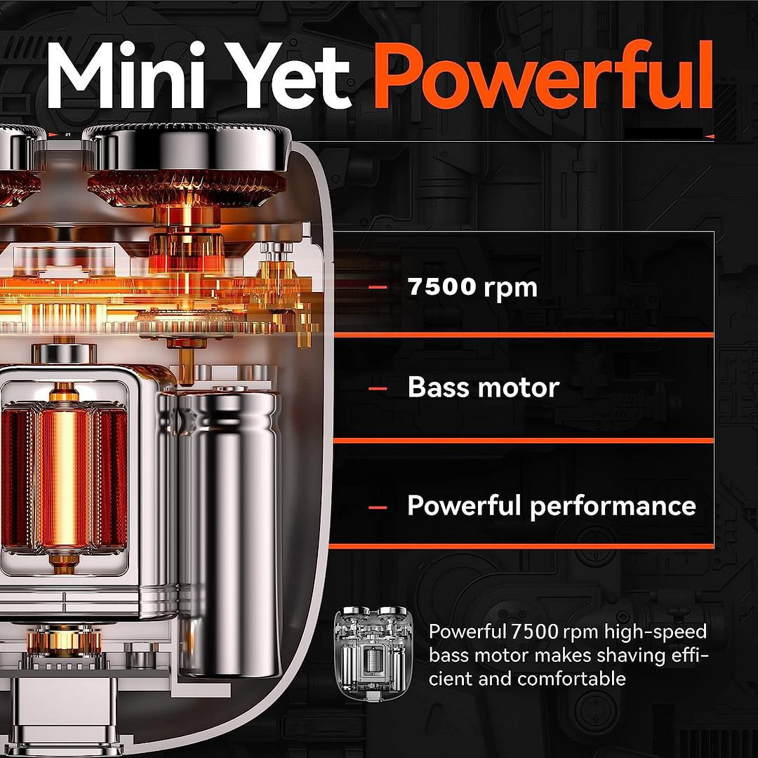 🔥Christmas 49% Off✨Mini double head electric shave