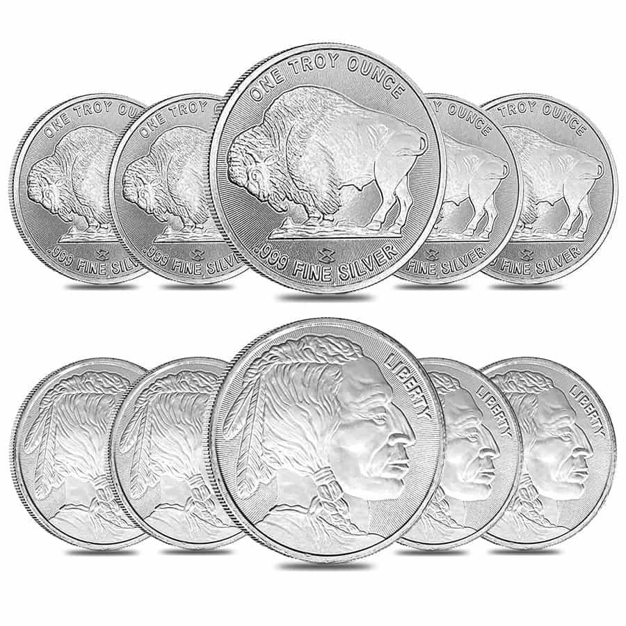 2023 American Silver Buffalo 1 oz $50 - BU Coin