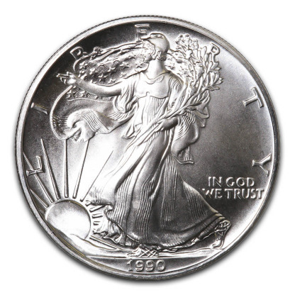 1990 $1 American Silver Eagle