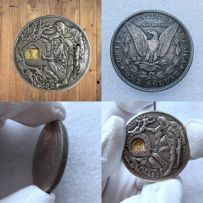 Wanderer Morgan Silver Dollar -- Movable Mechanical Coin