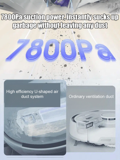 Sweep, vacuum and mop three-in-one, with a sterilization rate of up to 99.9%