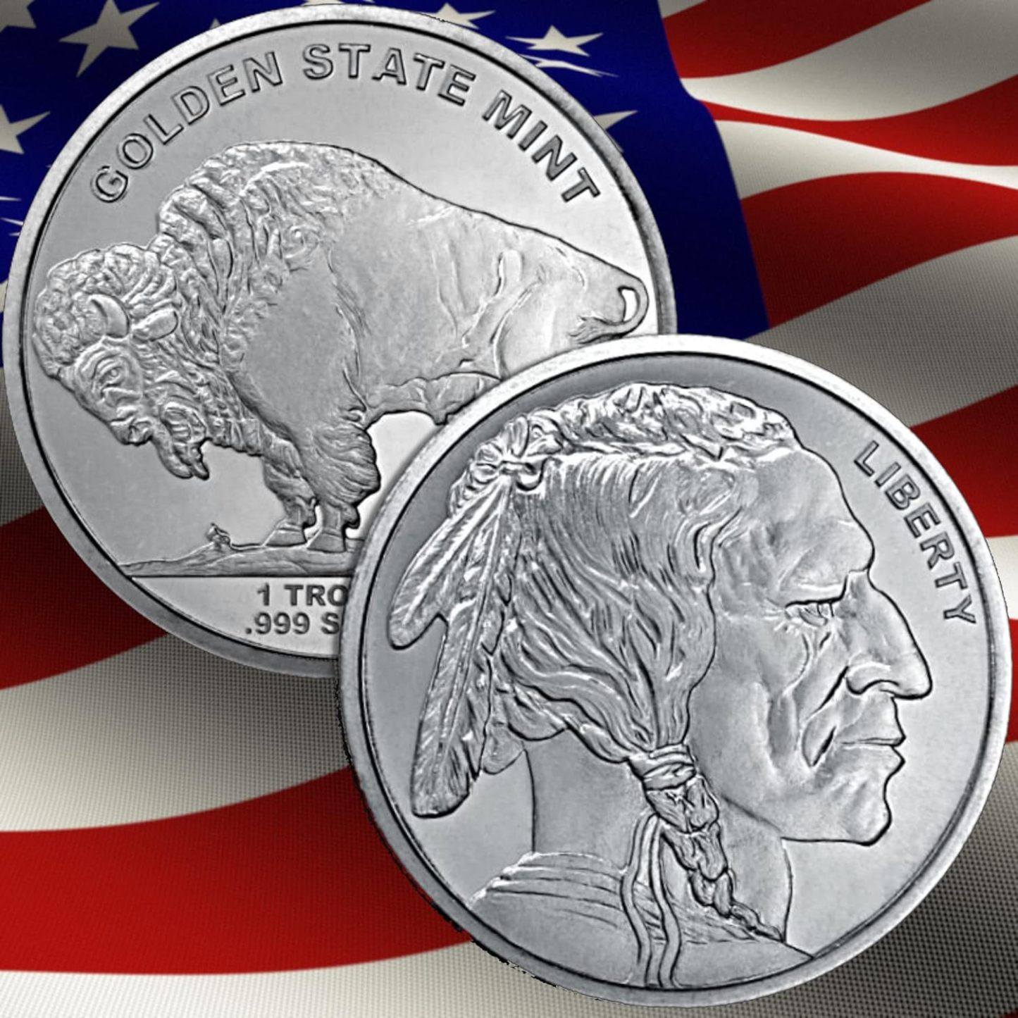 2023 American Silver Buffalo 1 oz $50 - BU Coin