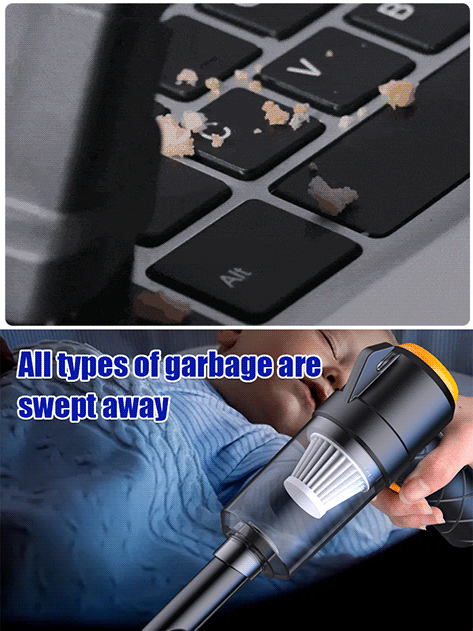 6-in-1 Wireless Powerful Car Vacuum Cleaner