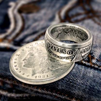 🎁1921 Classic Morgan Dollar Coin Ring