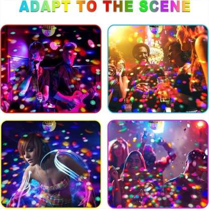 🔥HOT SALE NOW- 49% OFF🔥Colorful Rotating Disco Ball Light⚡ BUY 4 GET EXTRA 20% OFF