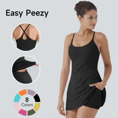 The Ultimate Tummy Control Backless Active Dress -Made for Movement & Easy Bathroom Breaks