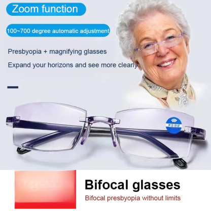 【Frameless reading glasses】Blue light protection, anti-fatigue, high-definition lenses