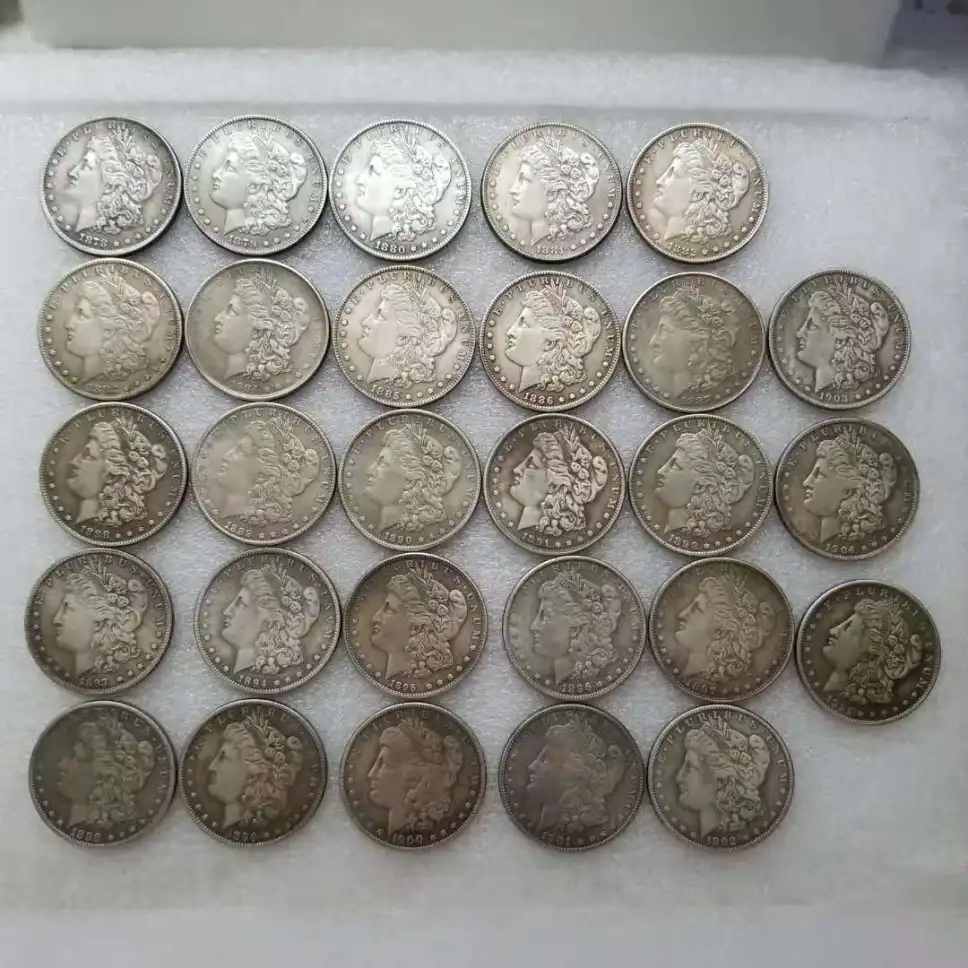 🔥LIMITED OFFER  🤩【Complete Collection】1878-1921 Morgan Silver Dollar Set 28PC
