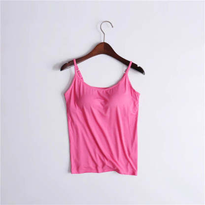 ??LAST DAY SALE 50% OFF - Loose-fitting Tank Top With Built-in Bra??BUY 3 PAY 2 (CODE: A7)