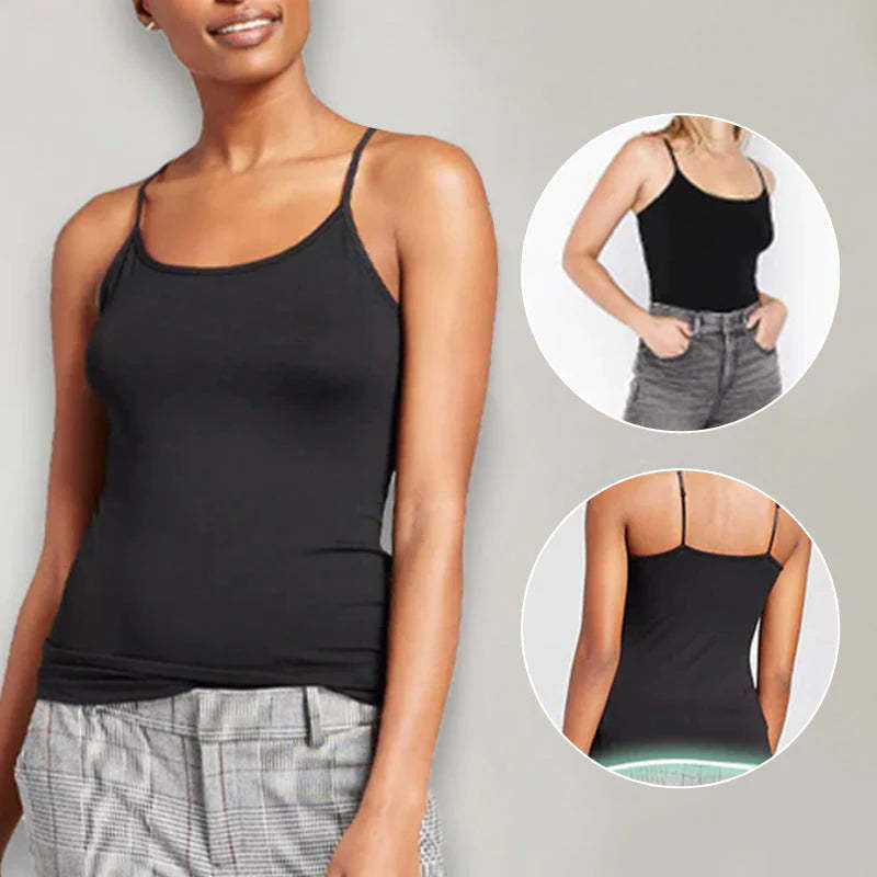 ??LAST DAY SALE 50% OFF - Loose-fitting Tank Top With Built-in Bra??BUY 3 PAY 2 (CODE: A7)