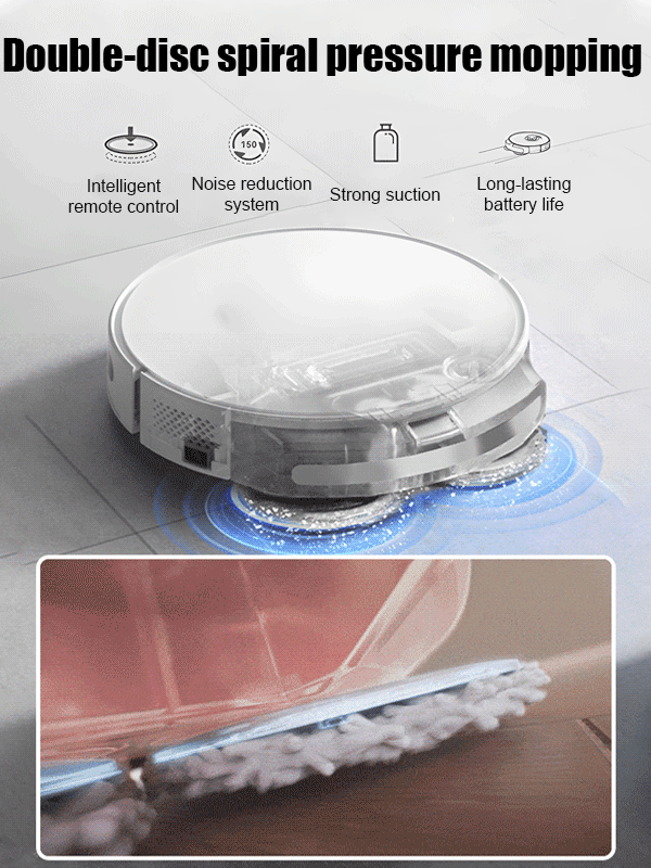 Sweep, vacuum and mop three-in-one, with a sterilization rate of up to 99.9%