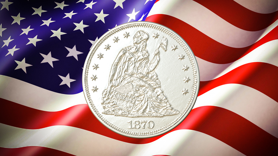 💰1870 Seated Liberty Dollar - 💥A Treasure of American Numismatic History