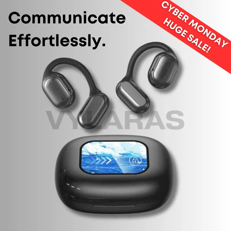 🔥Last Day 75% OFF🎧AI Translator On-Ear Bluetooth Headset