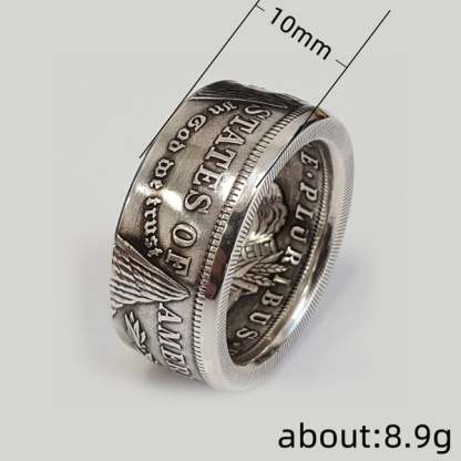 🎁1921 Classic Morgan Dollar Coin Ring