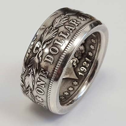 🎁1921 Classic Morgan Dollar Coin Ring