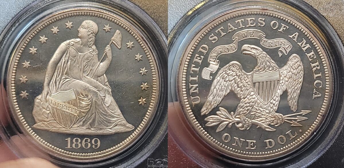 💰1870 Seated Liberty Dollar - 💥A Treasure of American Numismatic History