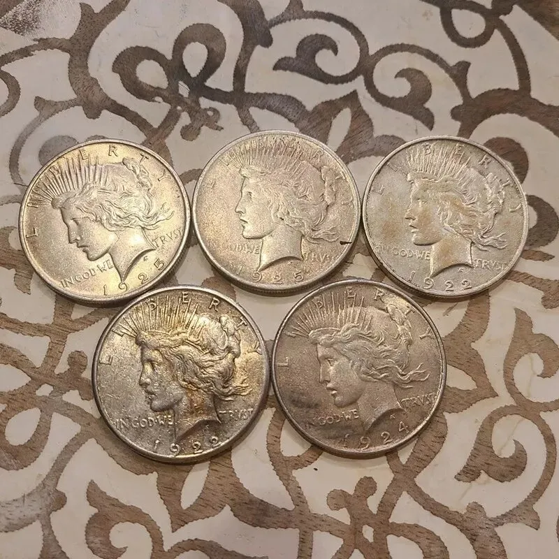 🕊️✯ MIXED DATE ✯The Complete Collection of 1921~1935 Peace Silver Dollar