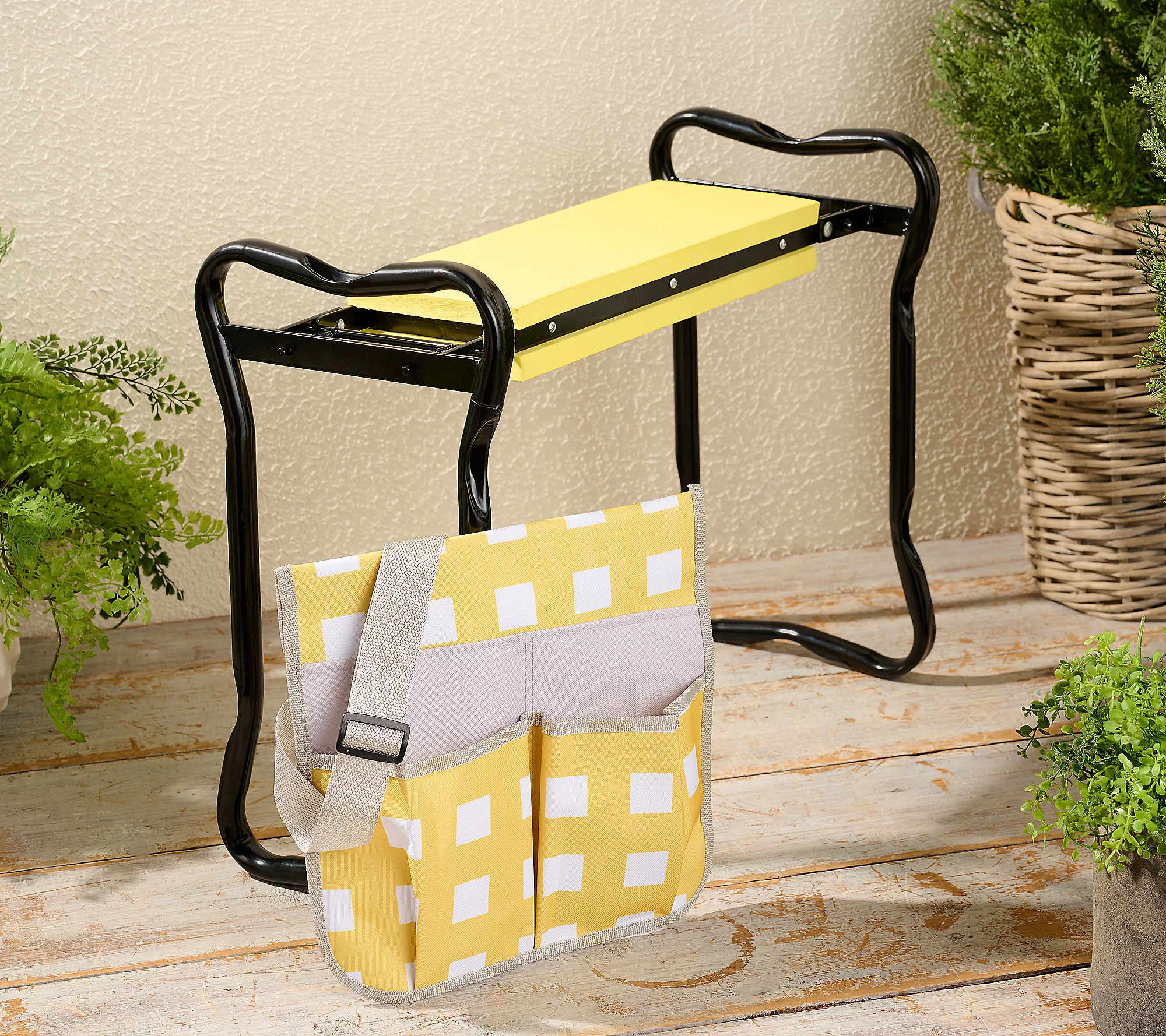 💝Last Day For Clearance💝Buy 2 Get 2 Free✨Girl Next Door Garden Seat/Kneeler with Removable Tool Belt