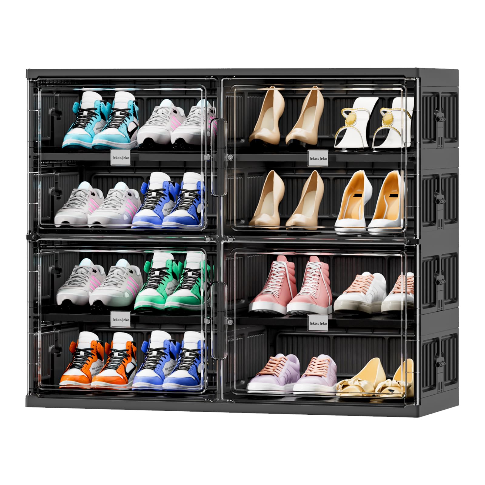 Foldable Shoe Rack Shoe Box for Closet Entryway