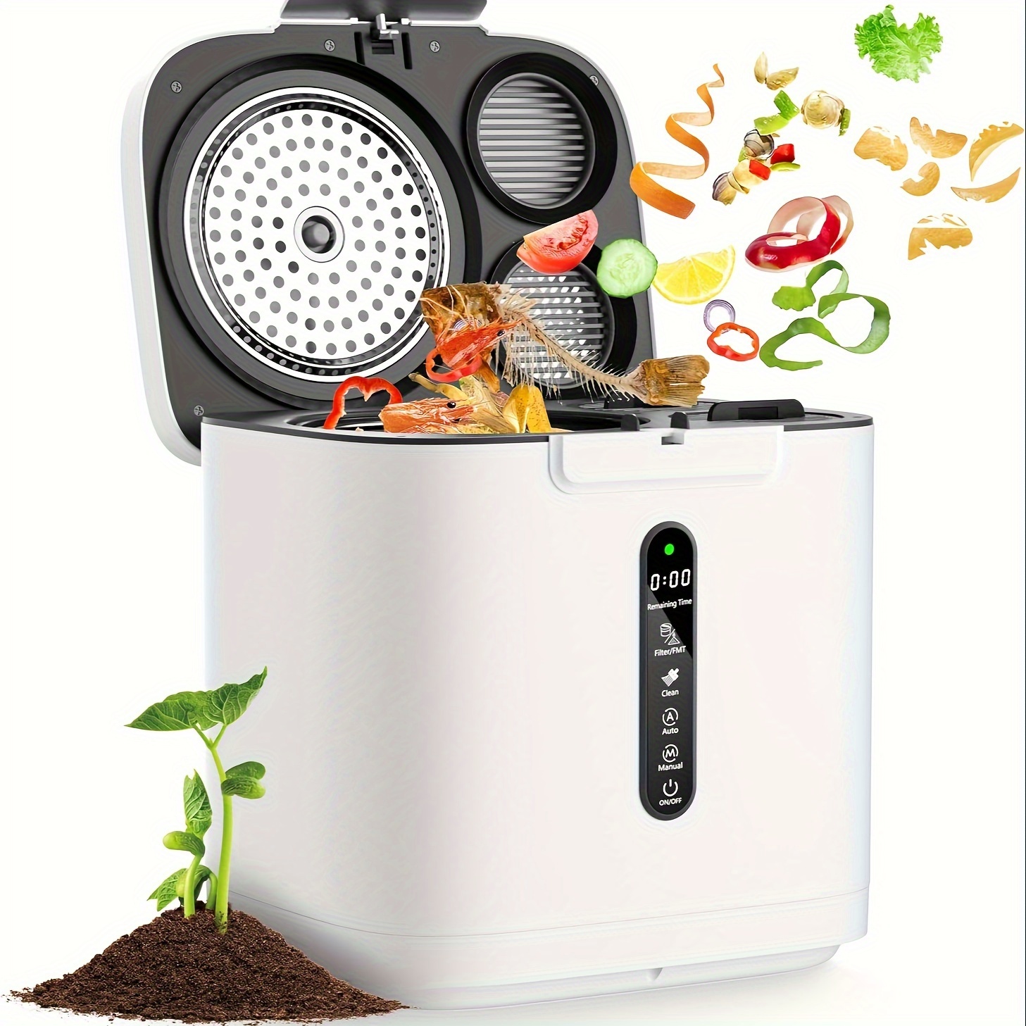 Electric Composter For Kitchen Indoor