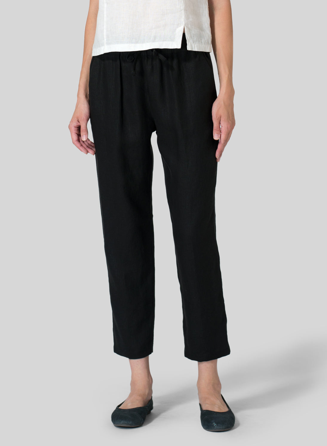 Natural Comfort Cotton Linen Slim Pants-boocean.com