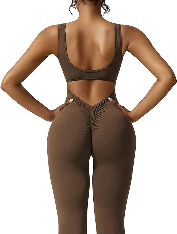 Sleeveless Flare Jumpsuits-boocean.com