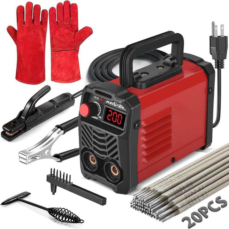 200Amp 20PCS Rods Stick Welder, Super MINI Portable Welding Machine