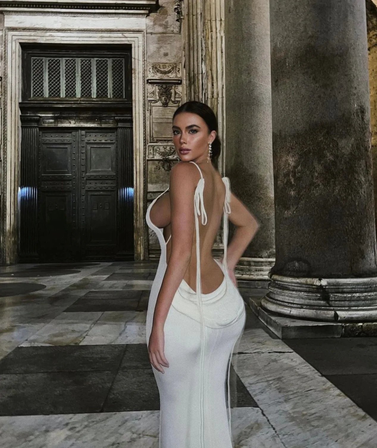 Serenity Backless Maxi Dress-boocean.com