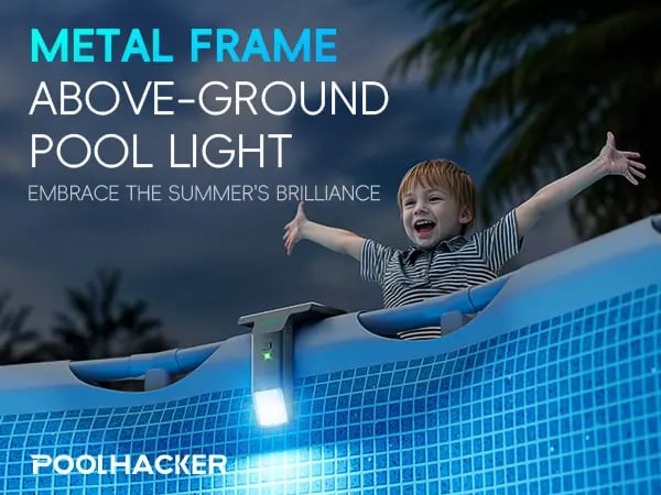 Product Introduction of Poolhacker Poolside Solar light, Solar Light for Swimming Pool, above ground pool and In ground Pool Decorative Lighting 1