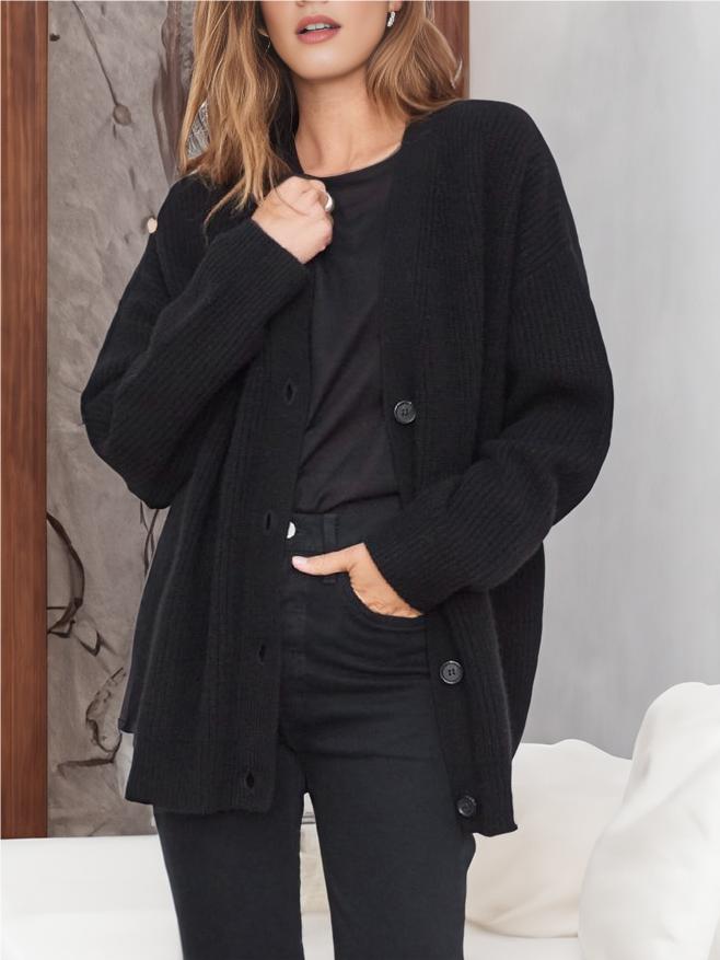 Cashmere Cocoon Cardigan (Buy 2 Free Shipping)-boocean.com