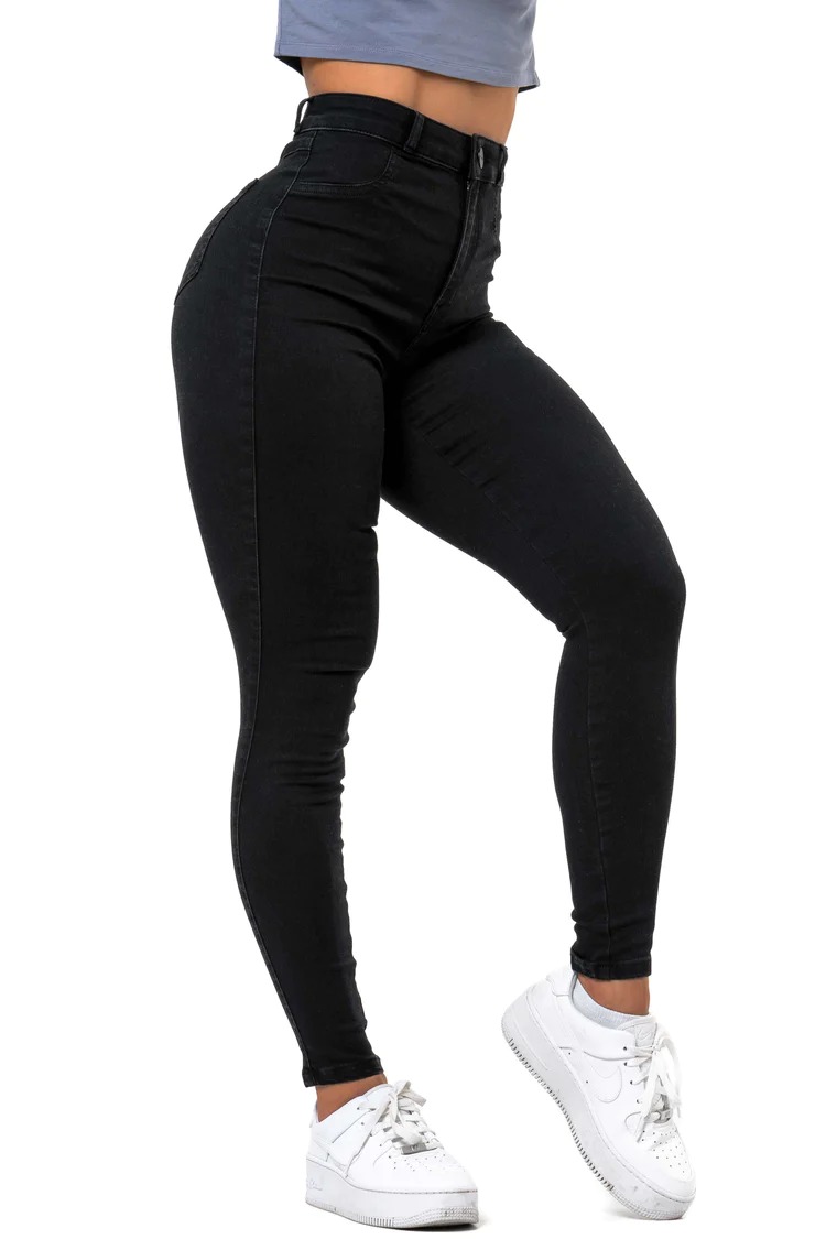 Traditional High Rise Skinny Jeans-boocean.com
