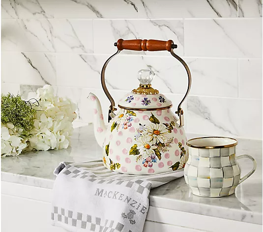 Mackenzie- Childs 2-Quart Enamel Tea Kettle