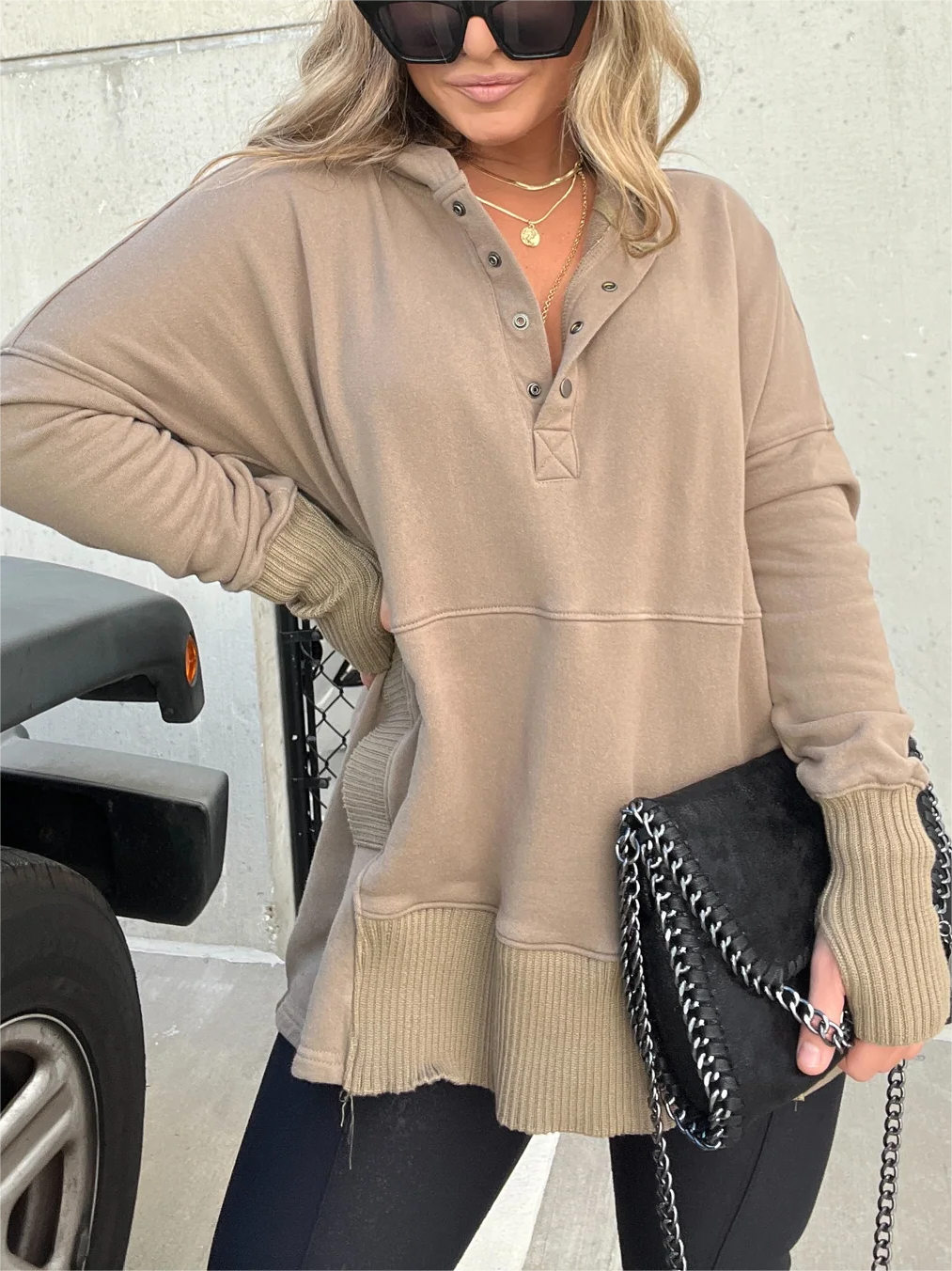 Good Morning Oversized Hoodie (Buy 2 Free Shipping)