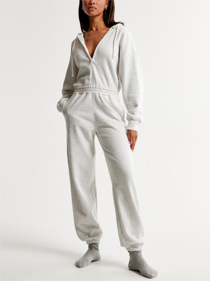 Women's Long-Sleeve Fleece Jumpsuit(Buy 2 Free Shipping)-boocean.com