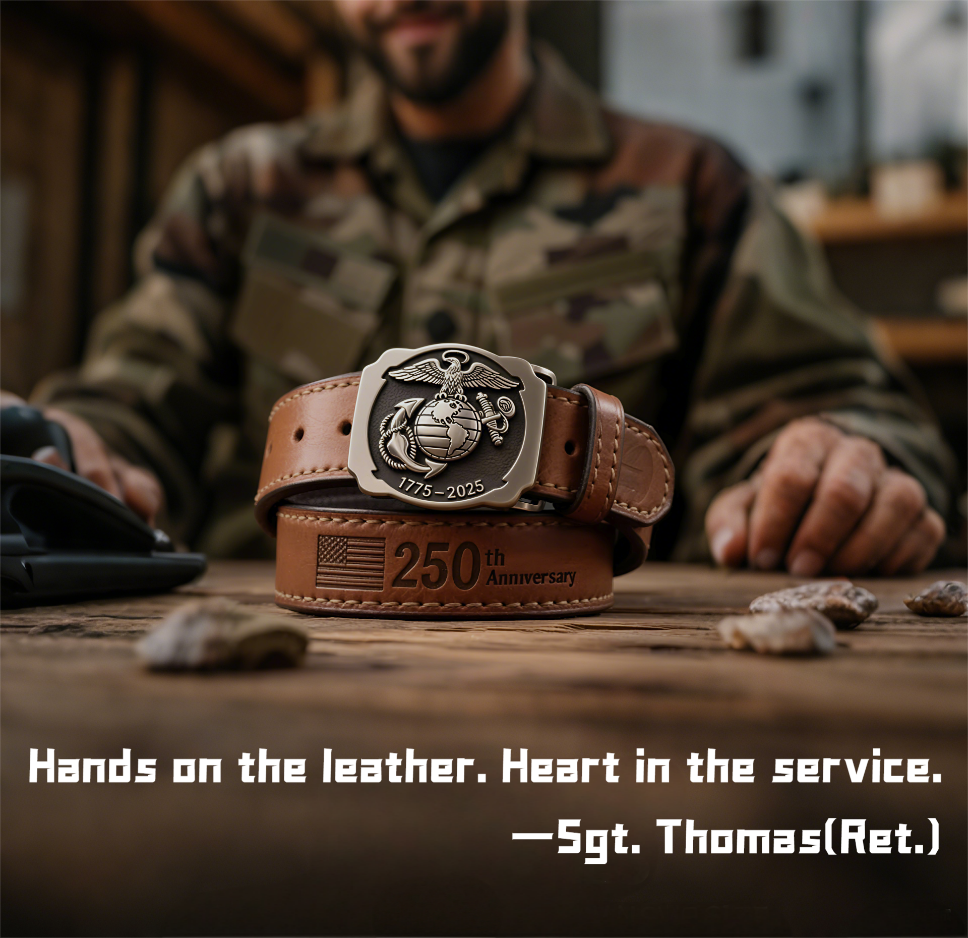 🎖️US Marine Corps 250th Anniversary Belt