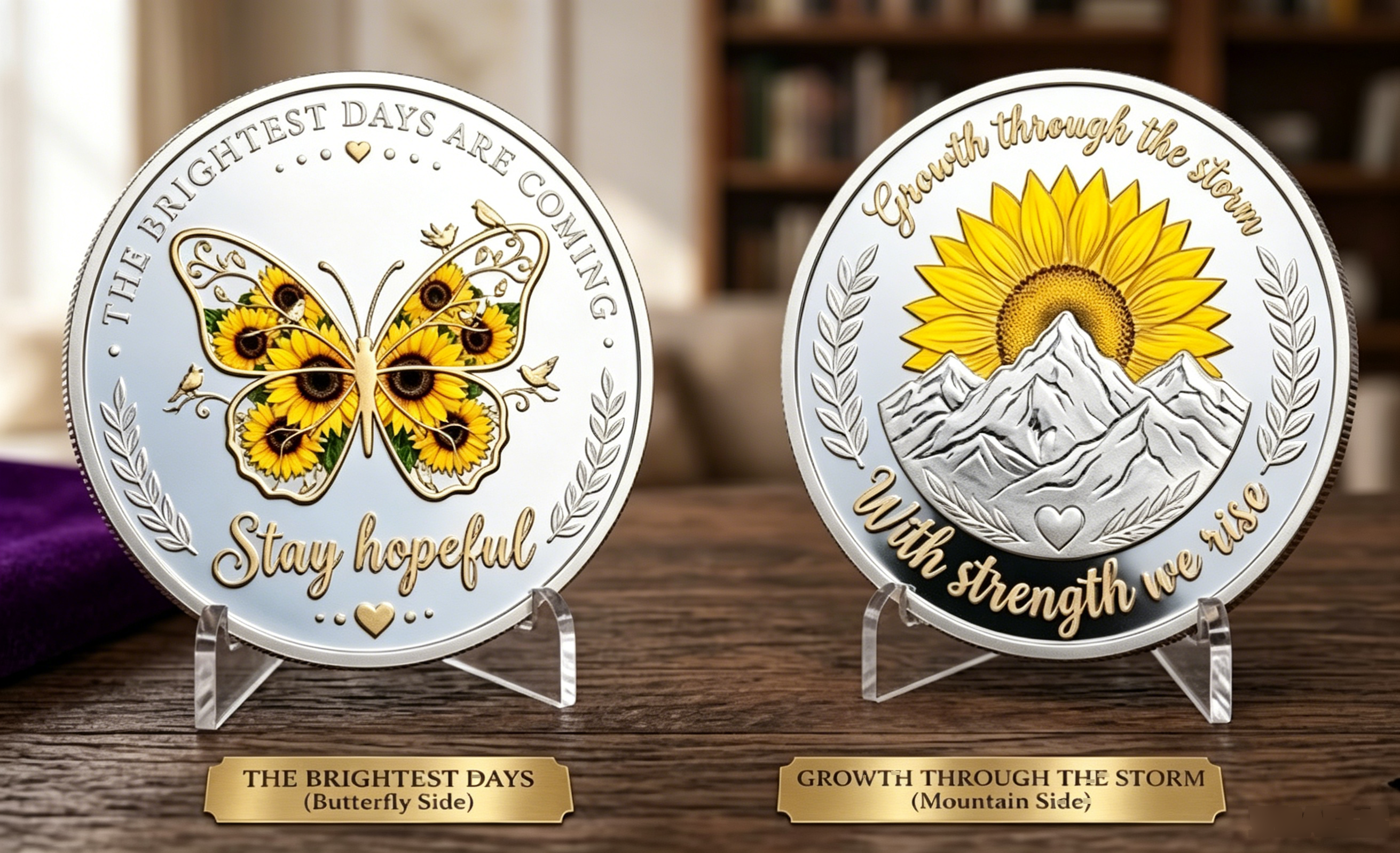 🦋 SUNFLOWER & BUTTERFLY HOPE COIN 