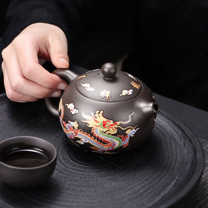 Last Day 70% OFF🔥Temperature Color-Changing Teapot Dragon & Phoenix🎁Buy 2 Free Shipping