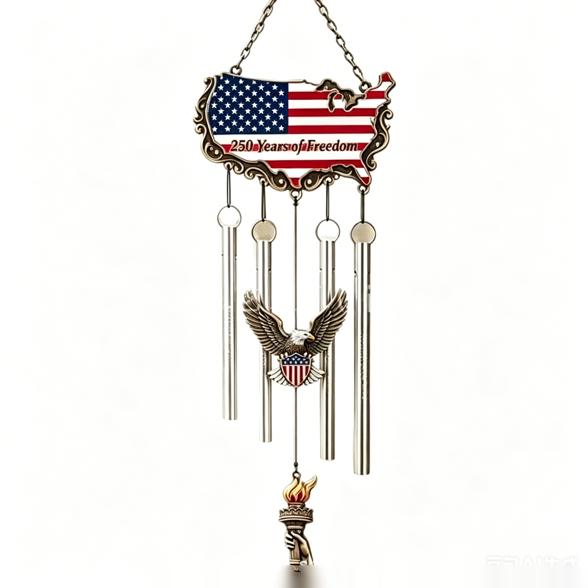 🇺🇸 250 Years of Freedom Memorial Wind Chime