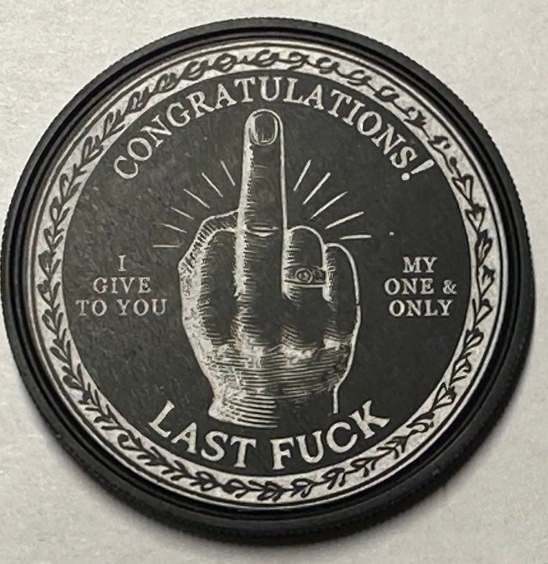 LAST DAY 50% OFF🔥"LAST FUCK" Coin🎁BUY MORE FREE MORE