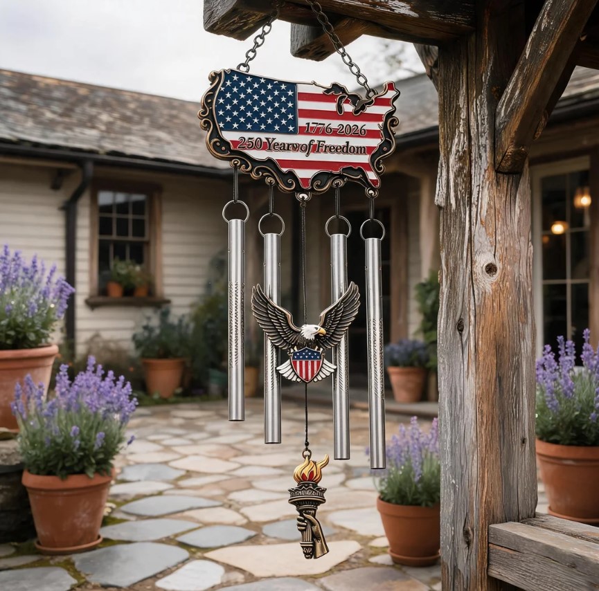 🇺🇸 250 Anniversary Freedom Memorial Wind Chime