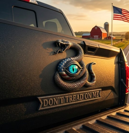 Don’t Tread On Me Metal Truck Car Emblem