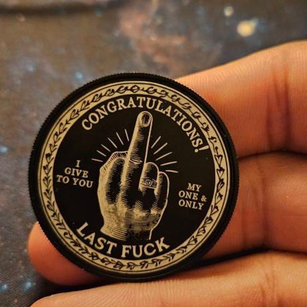 LAST DAY 50% OFF🔥"LAST FUCK" Coin🎁BUY MORE FREE MORE